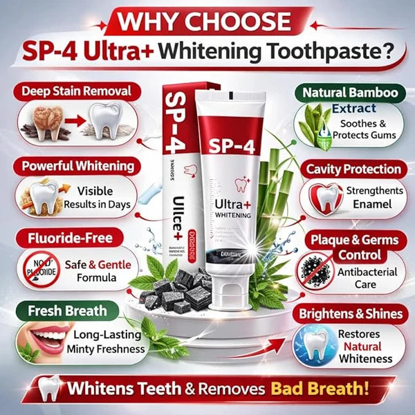 Probiotic Ultra Whitening Toothpaste (Pack of 2)